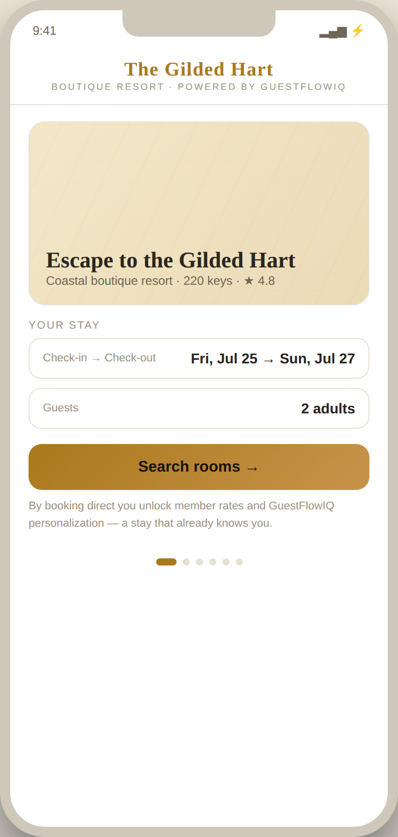 GuestFlowIQ guest app